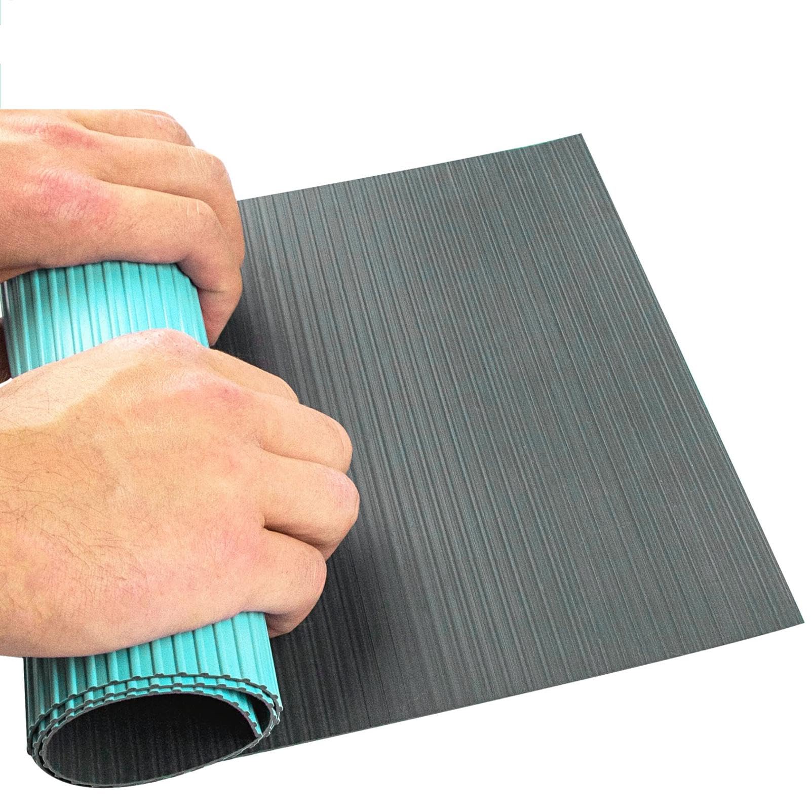 Tapis de sécurité pour échelle de piscine avec revêtement antidérapant épais