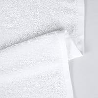 Vista 3 de Yaxa Basics Toallas de mano de algodón suave y grueso, 16 x 26 pulgadas, color blanco, paquete de 12