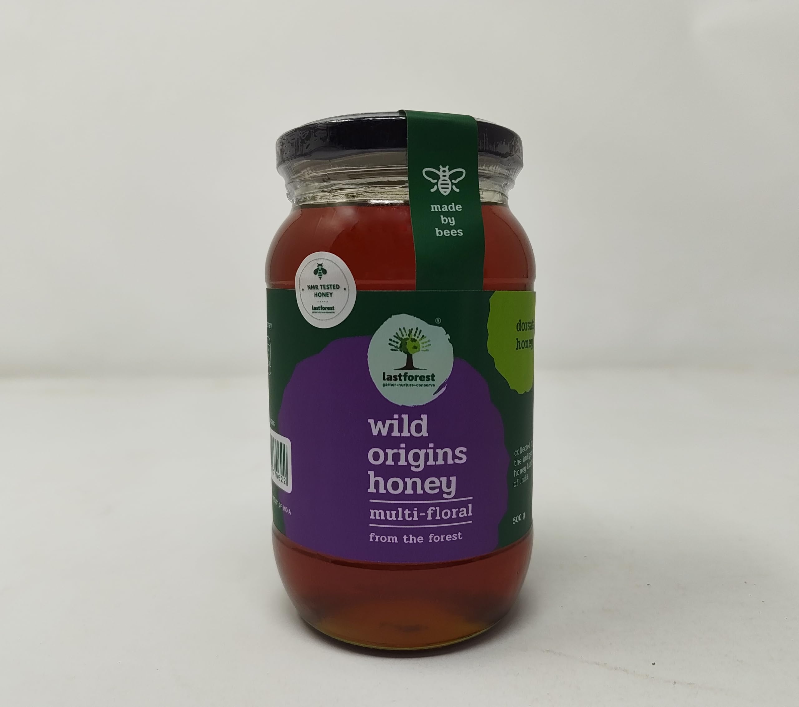 Last Forest Wild Origins Multi-Floral Honey, NMR Tested, Dorsata Honey from Forest, Collected by Indigenous Honey Hunters of India, 500g-image-7