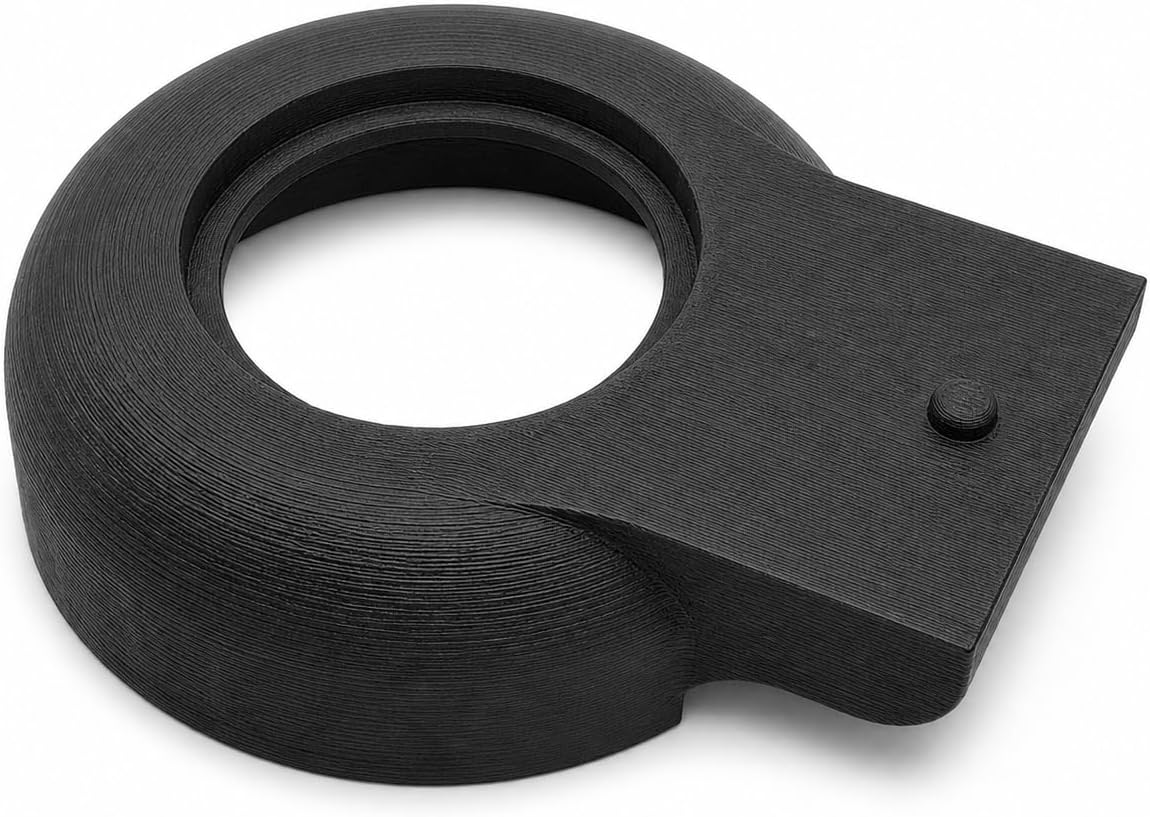 Exhaust Deflector Replacement for Porter Cable A01269 & A01267 - Fits BN200A, BN125A, NS150A, NS100A Air Nailers & Staplers - Flexible Material - Includes Dust Cap & Cushions - TPU