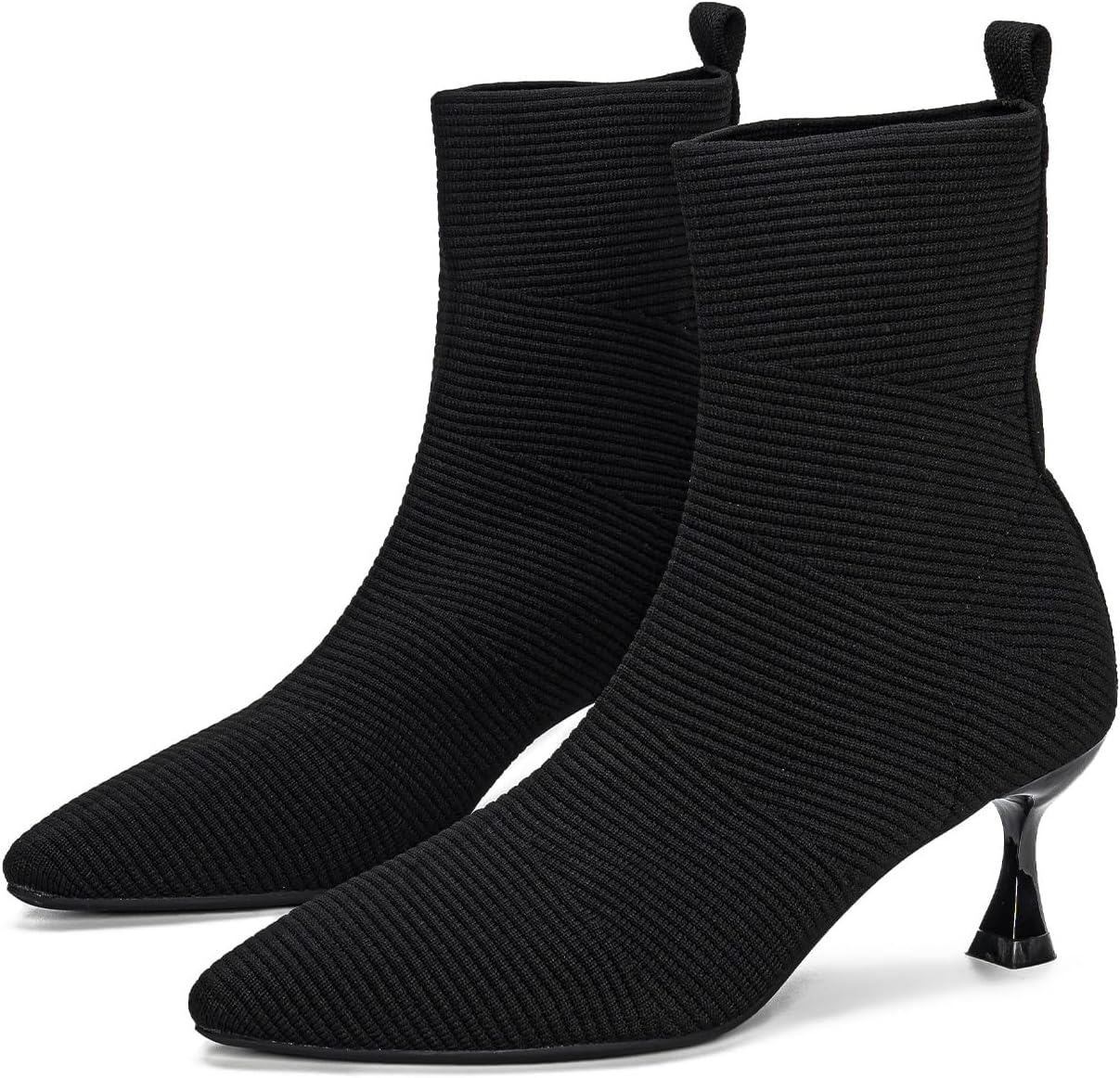 YEOJOU Sock Women's Ankle Boots & Booties Low Heel Comfortable Knit Shoes Fall Winter - Image 4