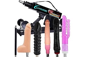 3XLR CONNECTOR THRUSTING DILDO SEX MACHINE FOR SEX TOYS THRUSTER WITH 6 ATTACHMENTS