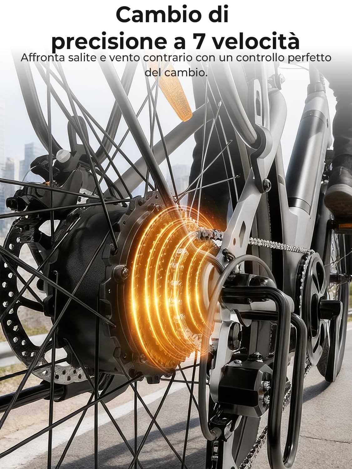 Touroll Bicicletta Elettrica, J1/J2 ST,Autonomia 100km,Batteria Rimovibile 15.6Ah, bicicletta elettrica uom, Motore 45 NM, 27,5''/26'' E-Bike