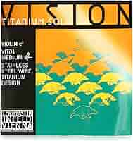 ビジョン　チタニウムソロ　4/4 EADGセット Vision Titanium Solo Violin String Set