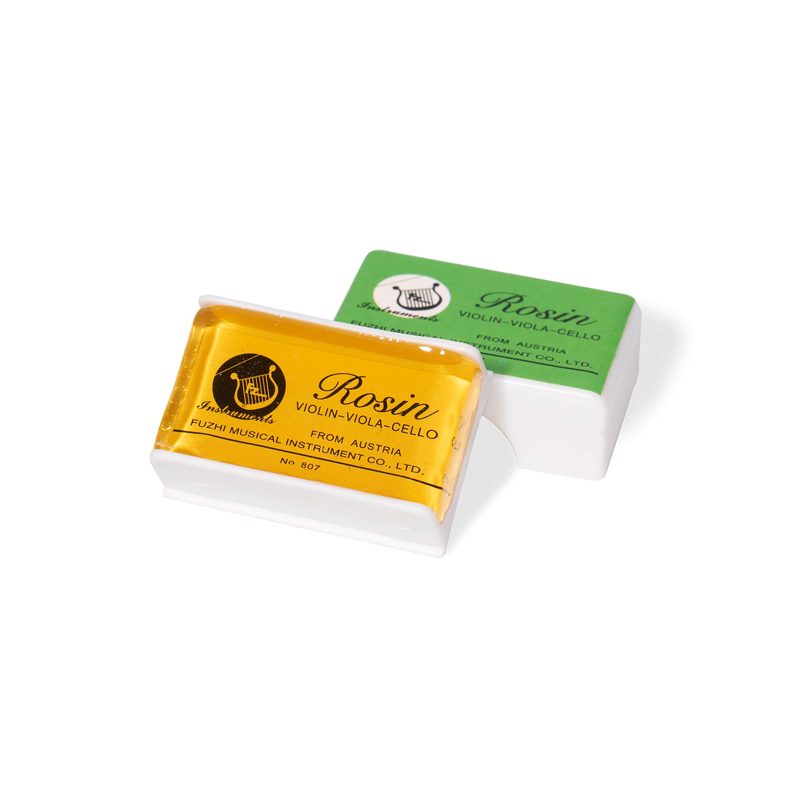 Colofonia Naturale per Violino, Viola e Violoncello – Colofonia naturale chiara per Archi poco polverosa – Colore Giallo – Confezione da 3 Pezzi (KIT - 3 Pezzi) - 3