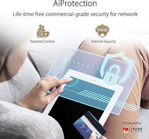 ASUS -AX56 AX1800 LTE Router (Cat.6 300Mbps — galinė pusė