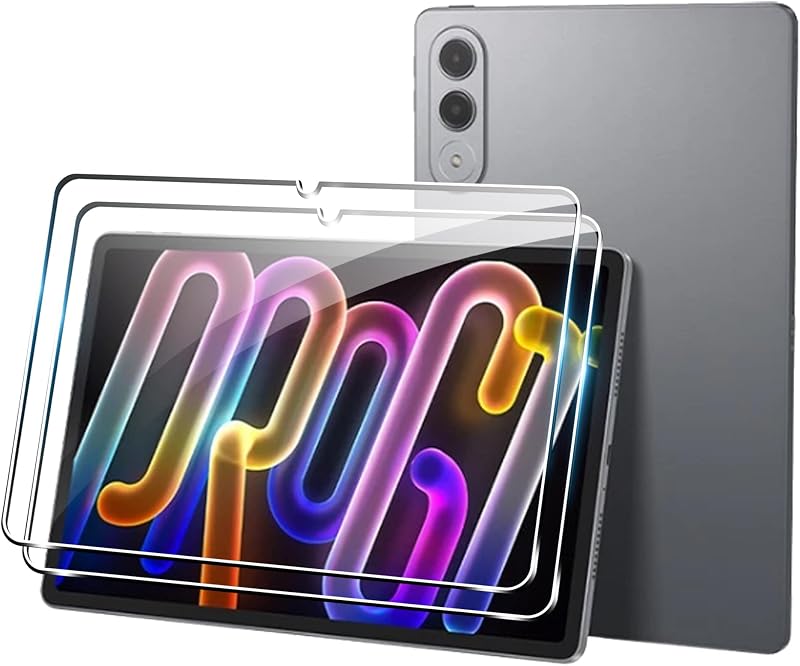 para protector de pantalla Lenovo Yoga Tab de 11,1 pulgadas, dureza 9H, antiarañazos, vidrio templado, apto para estuches, antiarañazos,(2PACK)