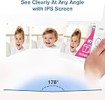 VTech [2025 Upgrade Baby Monitor with 7" IPS Screen, Pan Tilt Zoom Camera, No WiFi Video Baby Monitor with Camera and Audio, Multi-Color Night Light, 2-Way Talk, Lullabies, Advanced HQ Max