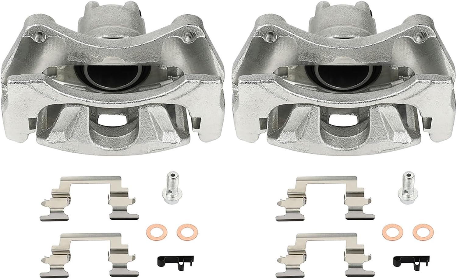 AUTOMUTO Front Left & Right 18B5032 18B5033 Disc Brake Calipers With Bracket For Chrysler 2007-2014 For Dodge 2007-2014 For Jeep 2007-2017
