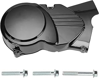 YOXUFA Left Engine Stator Cover for 50cc 70cc 90cc 110cc 125cc SSR TaoTao DB24 DB17 DB27 Coolster Madmax Apollo Baja X-pro Stomp Thumpstar Roketa Lifan Motor Chinese Off-Road Pit Dirt Bike Parts Black