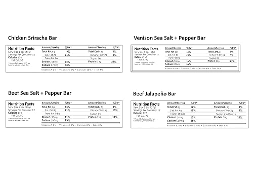 Miniatura 2 de EPIC Barras, paquete variado (pollo, carne de res, venado), apto para dieta cetogénica, 12 barras