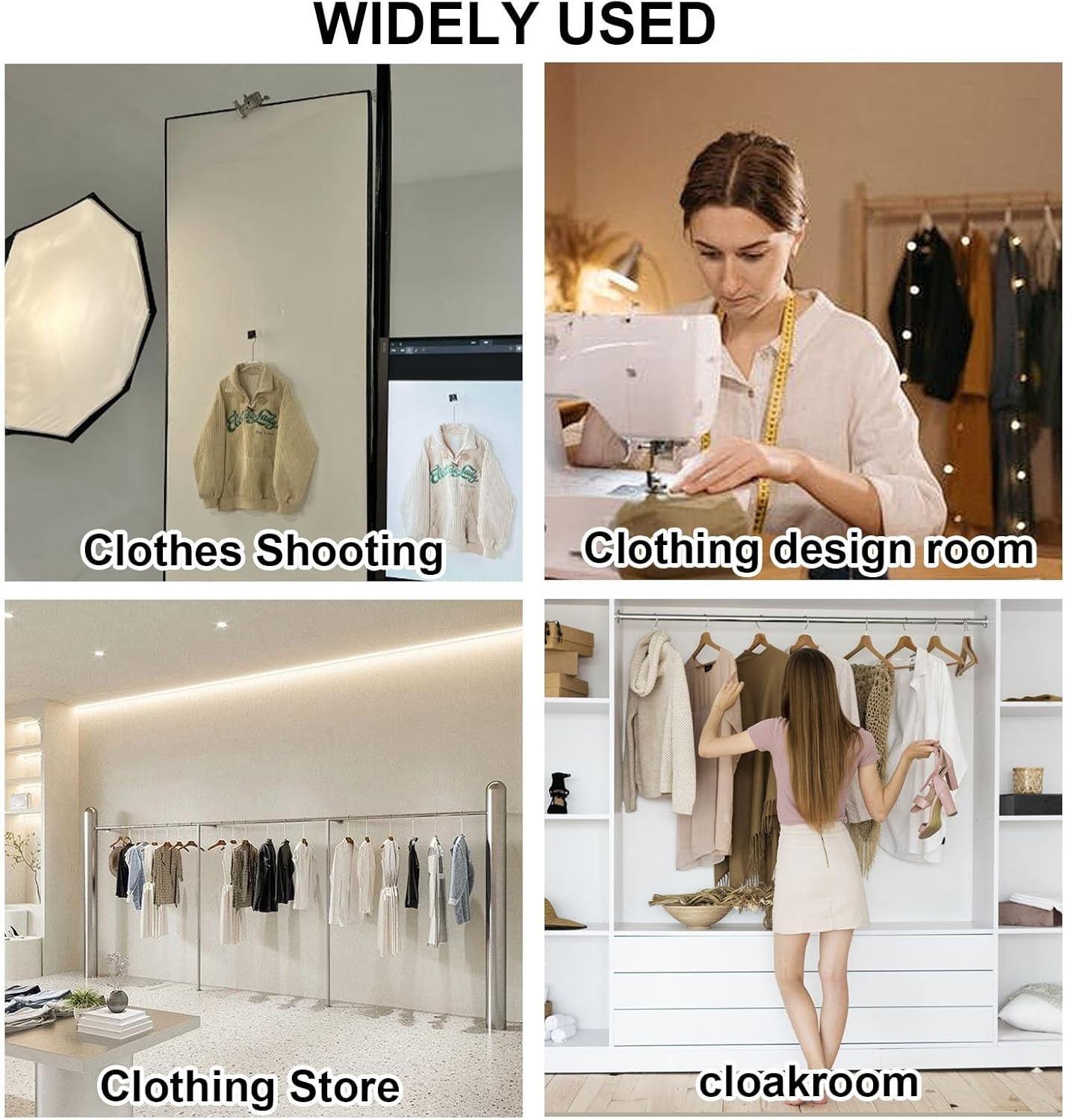 Dress Form Mannequin Body, Adjustable Dress Form, Tshirt Display Stand for Vendors, Photography Backdrop Hangers Invisible/Transparent, Portable Maniquin for Boutique/Photography Shows(Clothes hanger+