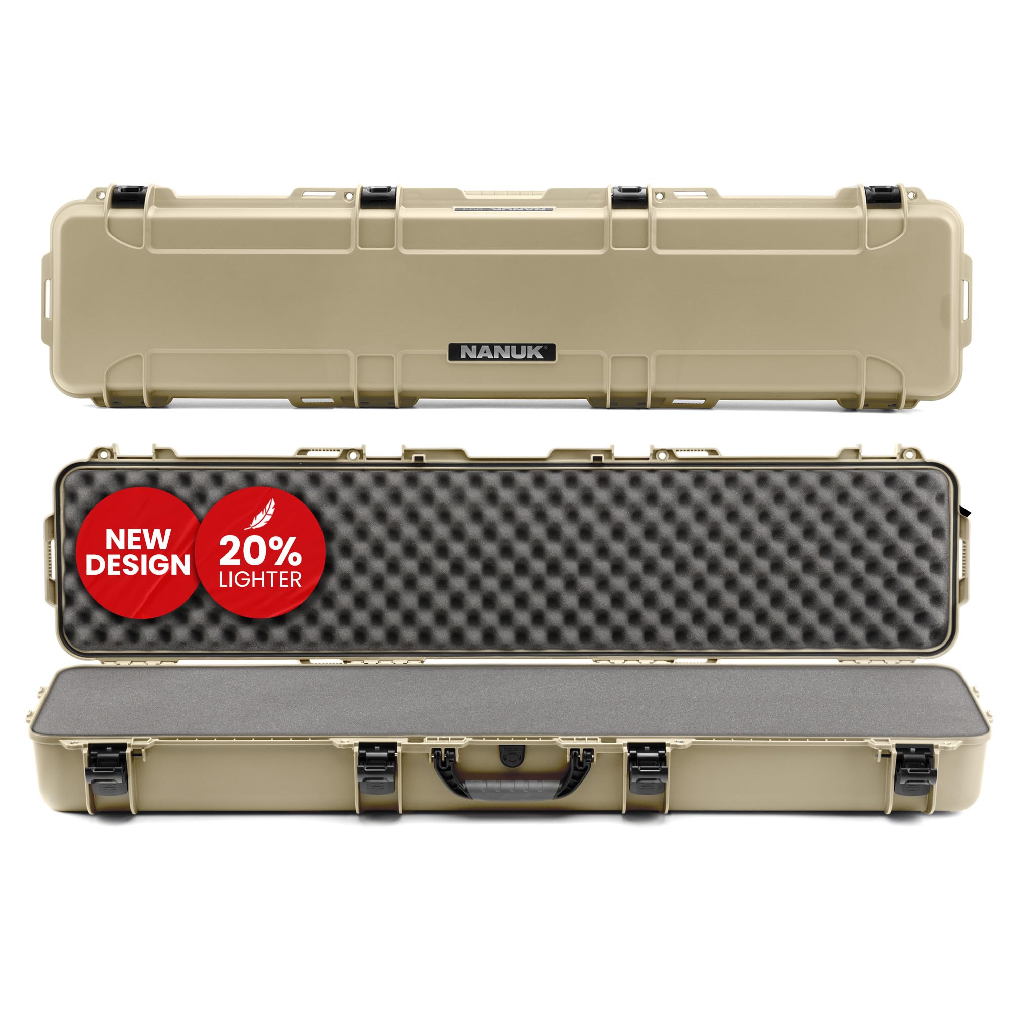 NANUK 994 Custodia con schiuma personalizzabile - 51.3 ″ Lunga, IP67 Impermeabile e indeformabile, Costruzione robusta e leggera per la massima protezione, Prodotto in Canada