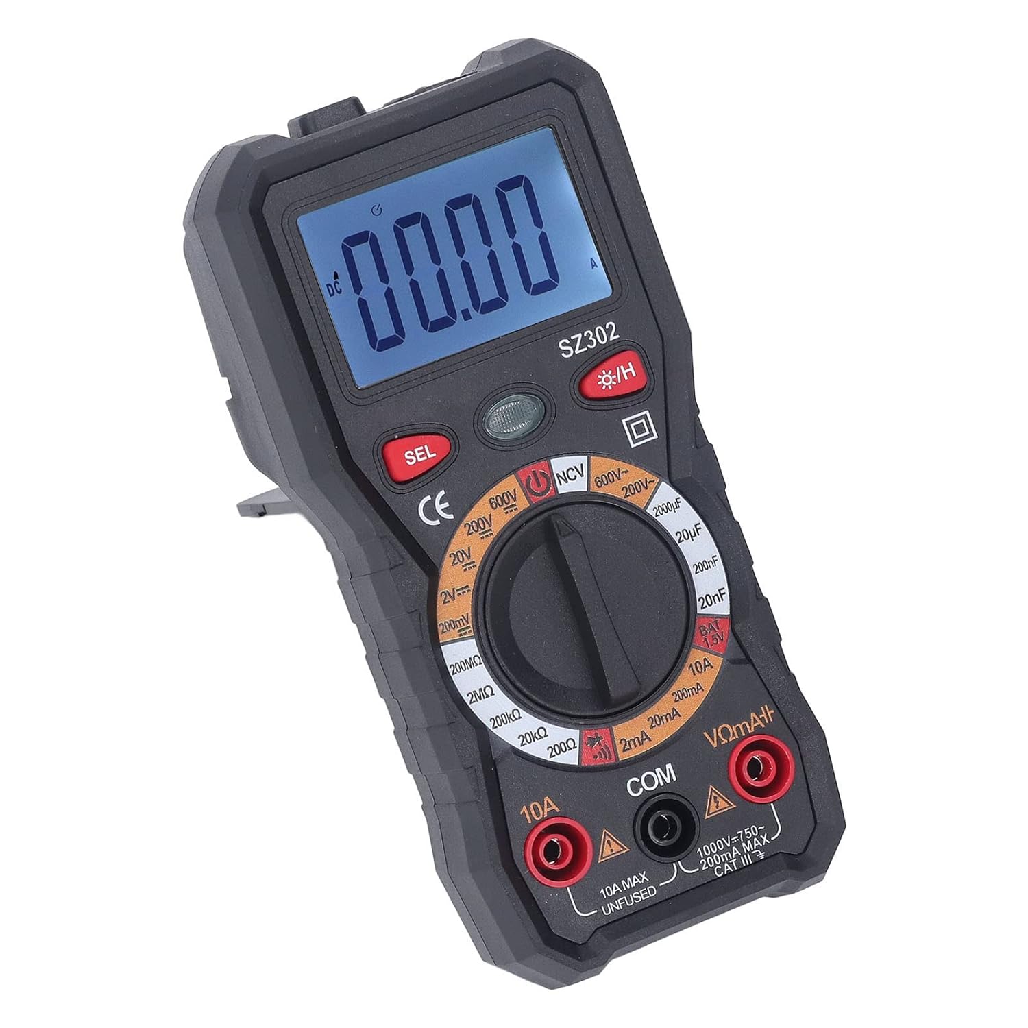 Automatic Multimeter, LED Indicator Handheld Digital Multimeter