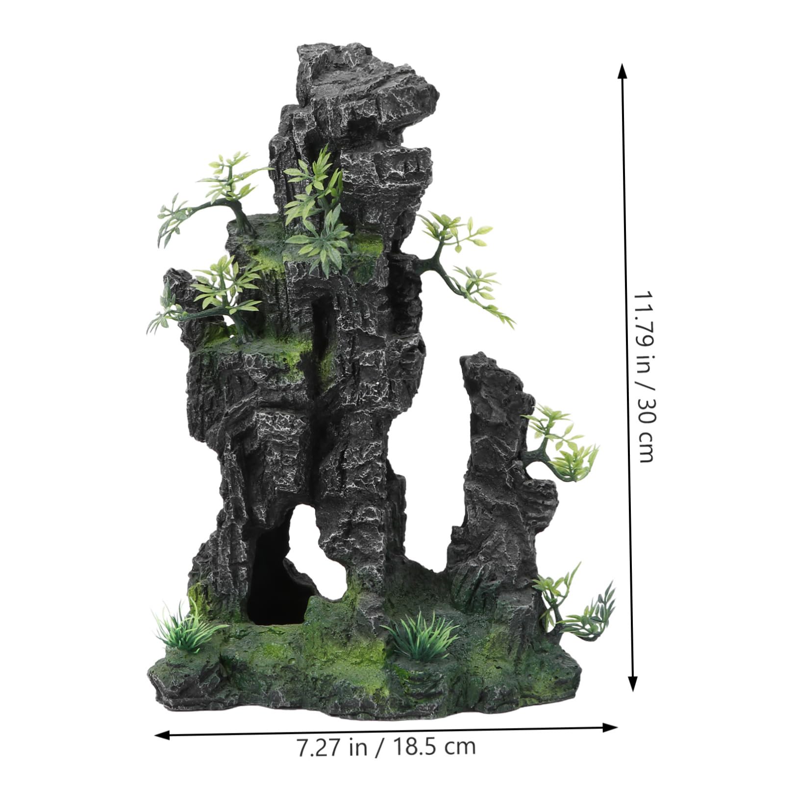 BESPORTBLE 1pièce Décoration De Rockerie pour Aquarium Ornement Lifelike pour Poissons Paysage Aquatique Créatif