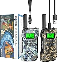 Vista 23 de Walkie Talkies para niños recargables, juguetes para niños y niñas de 3 a 12 años, paquete de 3 radios de dos vías de largo alcance, regalos