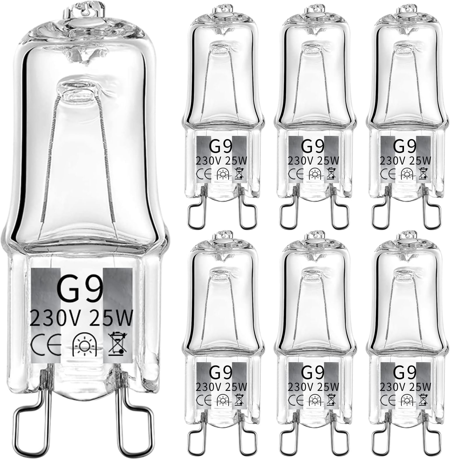 GMY G9 Halogen Oven Bulb 40W 230V 300℃ Heat Tolerant for Neff/AEG/Smeg
