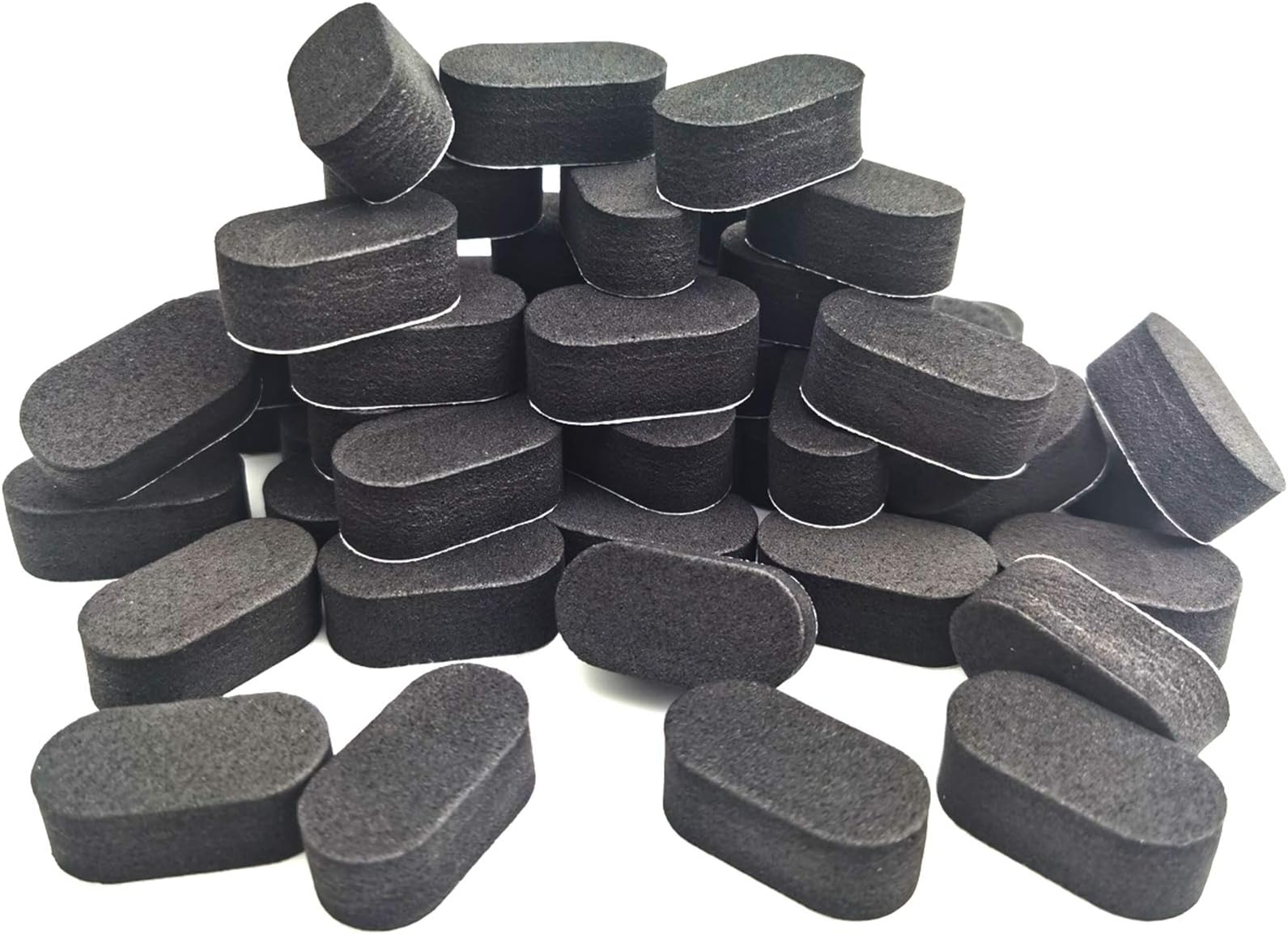 72 PCS FPV Black Sponge Mat Landing Skid Pad Gear Anti-Vibration Shockproof Foam Sticky Tape for rc multirotor Quadcopter Racing Copter Drone mini-Quad