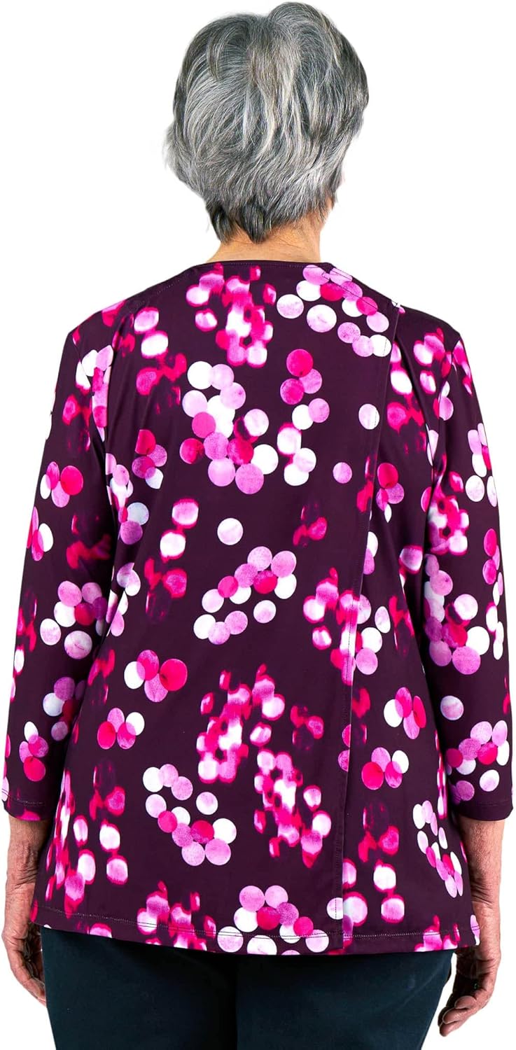 Ovidis Adaptive Top Open Back Clothing Senior Disabled Women - Mila