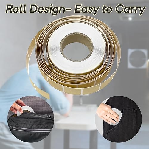 Miniatura 4 de Target Pasters - Calcomanías autoadhesivas de tiro de 0.87 pulgadas, parches cuadrados de reparación de objetivos de cartón, ideales para
