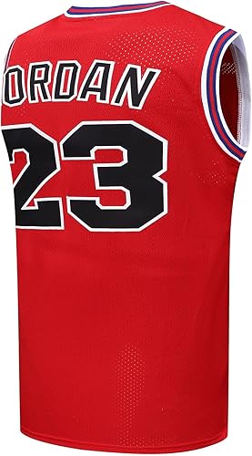 Camiseta de baloncesto para hombre #23 camisetas de película espacial de los años 90 para Halloween, hip hop, ropa de fiesta, camisas deportivas