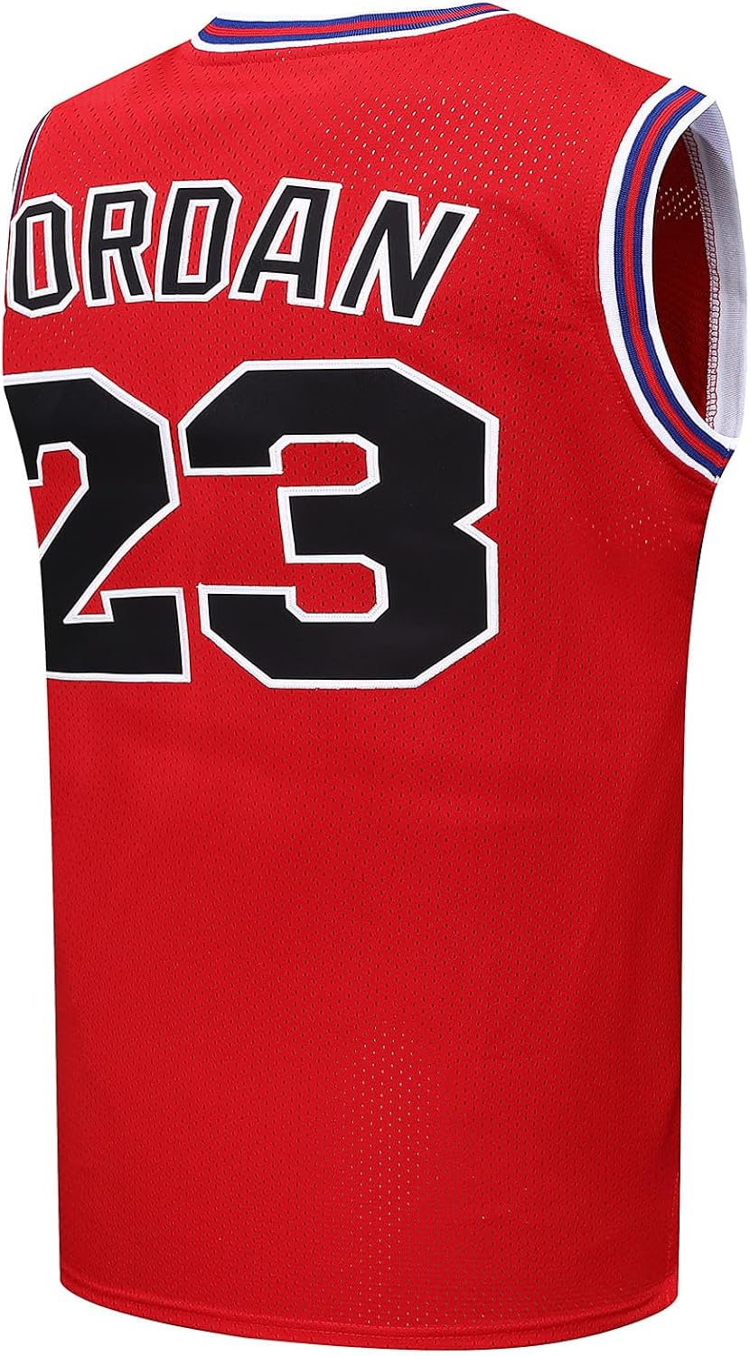 Camiseta de baloncesto para hombre #23 camisetas de película espacial de los años 90 para Halloween, hip hop, ropa de fiesta, camisas deportivas