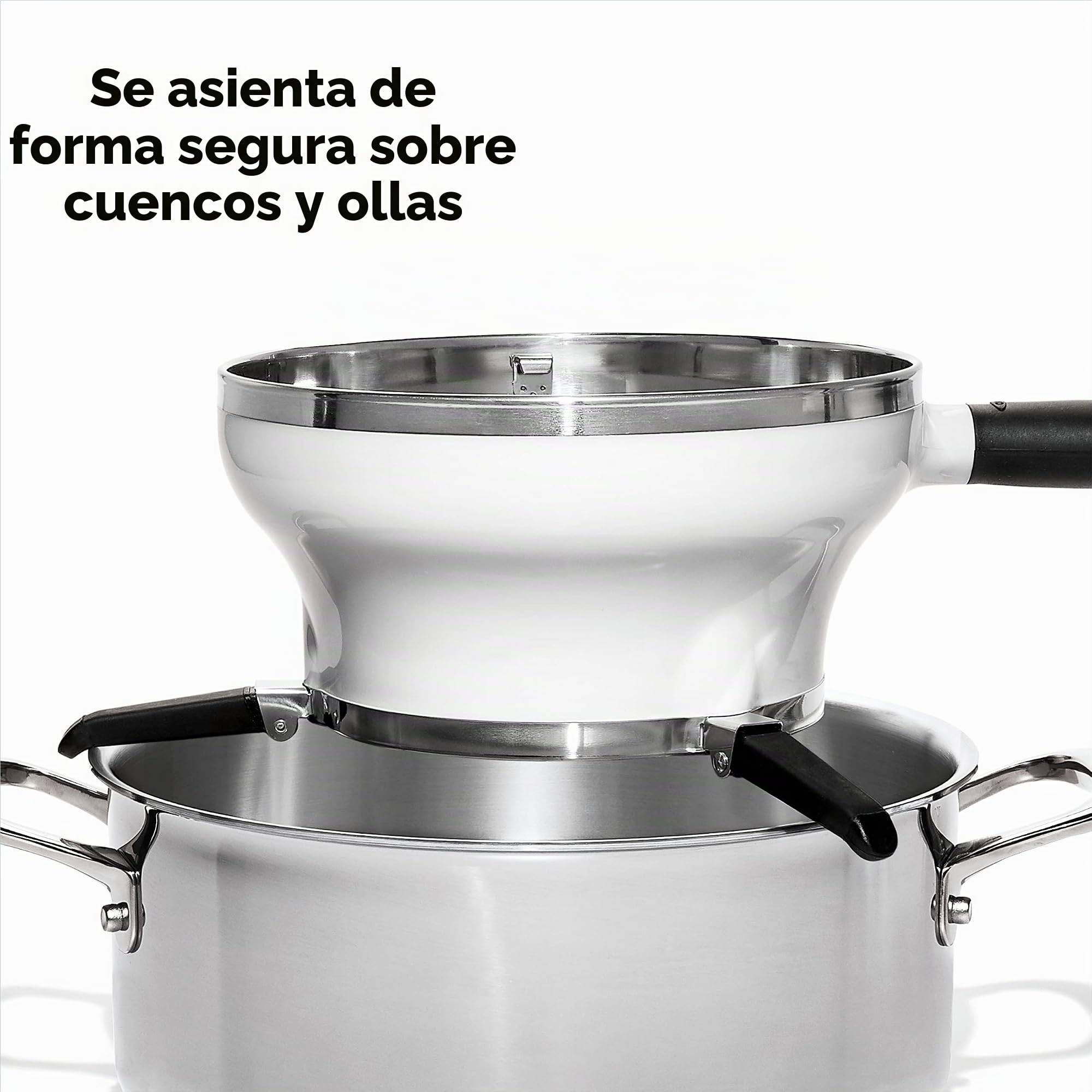 OXO Good Grips - Pasapurés de acero inoxidable para patatas y verduras