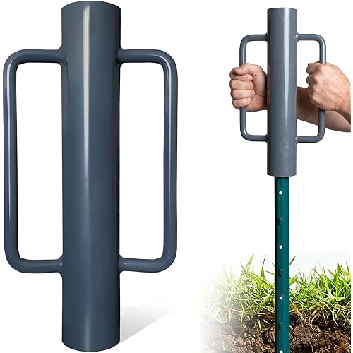 Thealyn Fence Post Driver 17 Inch 12LB Metal T Post Driver