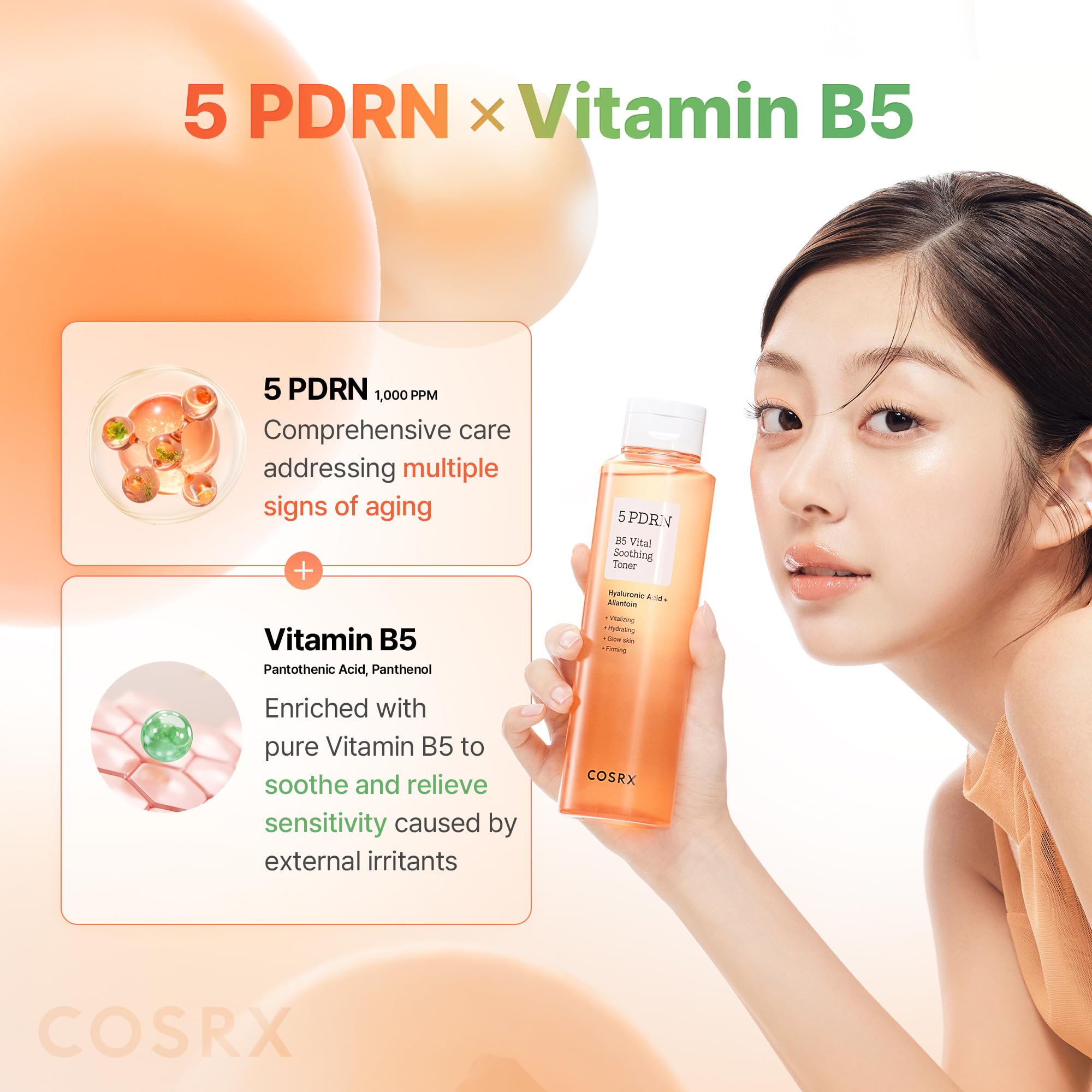 COSRX 5 PDRN Dull Skin Recovery Duo – Revitalizing Toner & Firming Serum detail view