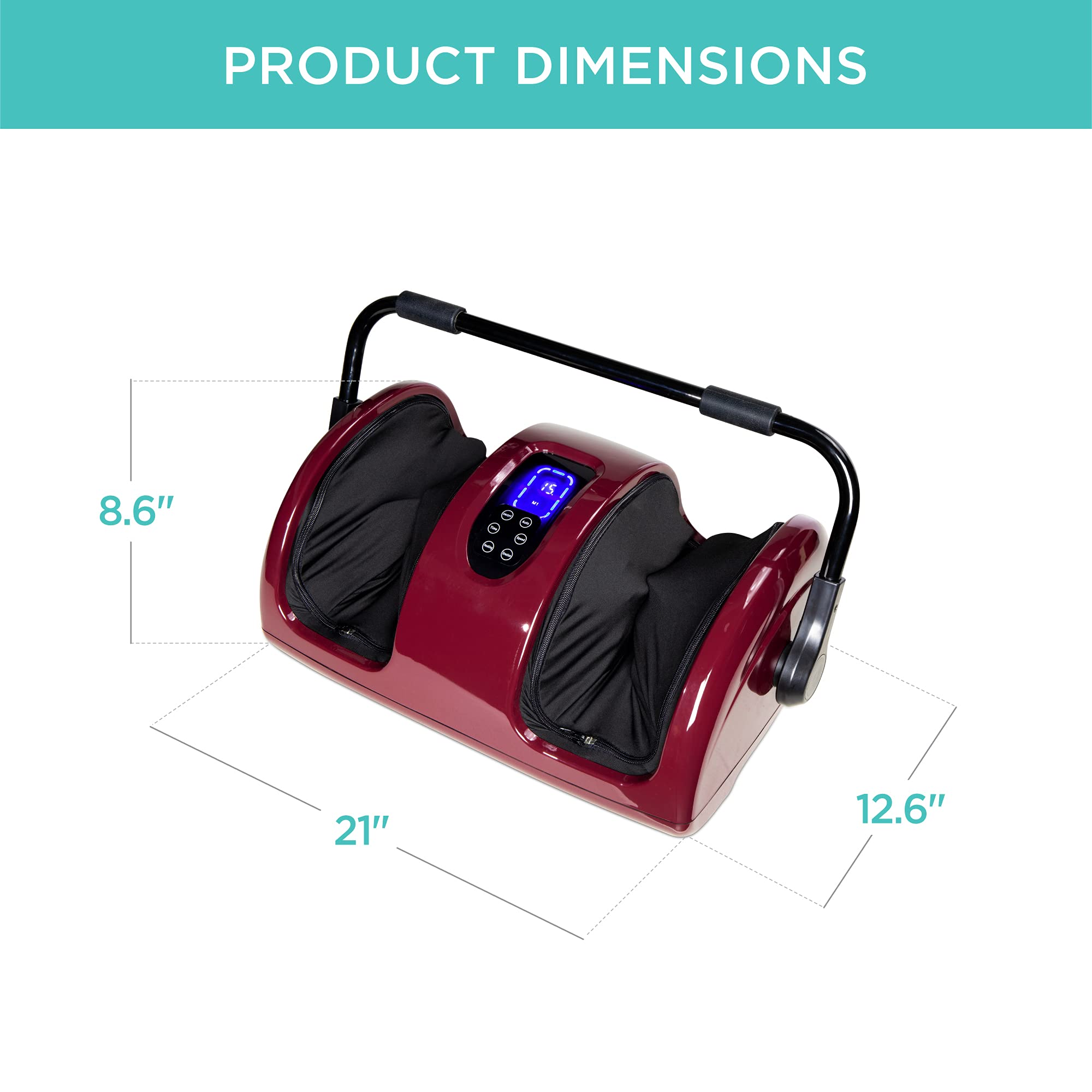 Best Choice Products Foot Massager Machine Shiatsu Leg Massager