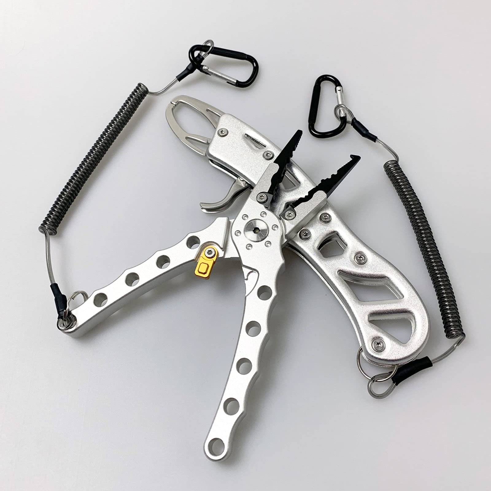 Pinze da Pesca Pinze da Pesca Pinze Lua Pinze ad Anello Diviso Strumenti da Pesca Cattura Pesci Prendi tronchesi for Pesci Controllo Attrezzi da Pesca for Pesci Ganasce Multifunzione