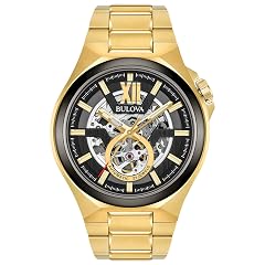 Bulova Mens Classic Maquina Automatic Open Aperture Watch