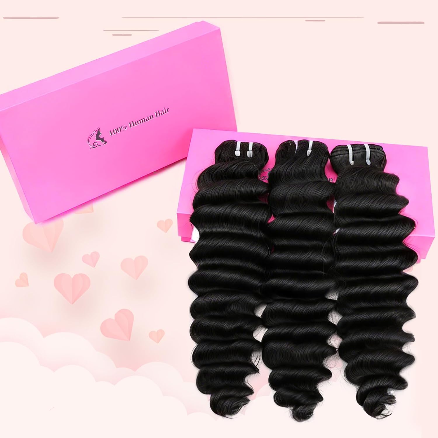 16A Raw Bundles Human Hair 20 22 24 Inch Deep Wave Bundles Human Hair 3 Bundles 100% Unprocessed Virgin Human Hair Triple Lifespan Virgin Remy hair Long Lasting Deep Wave Bundles for Women