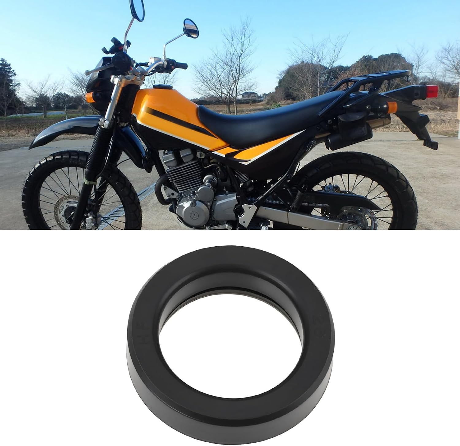 Motorcycle Oil Liquid Level Gauge Sight Glass Window 52005-1009 520051009 Compatible with Kawasaki KL600 1984-1986
