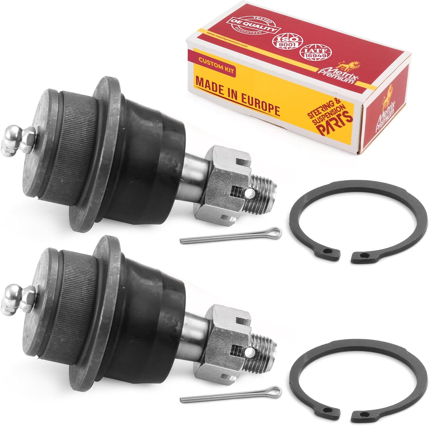 Metrix Premium Chassis Parts - 2 PC Front Lower Ball Joint Kit Fits 12 Ford Ranger RWD, 04 F-150 Heritage, 01-03 Explorer Sport, 01-10 Explorer Sport Trac, 98-11 Ranger 4WD, K8695T, Made in Europe