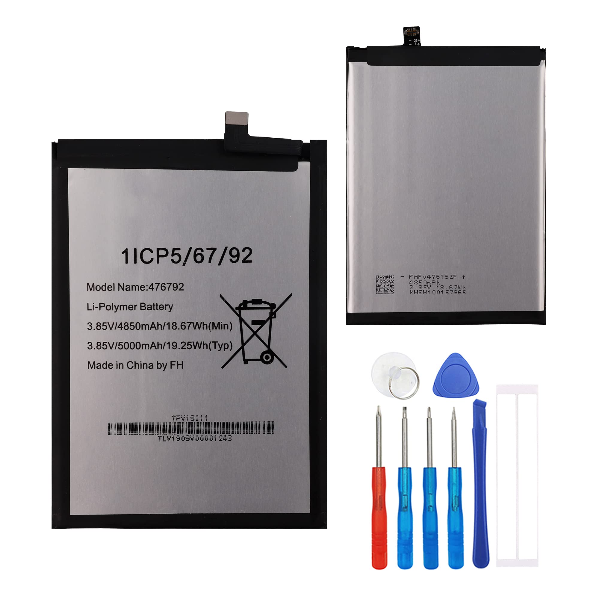 Batterie 386786 - Batterie Pour Wiko View3 Pro W-P611 - 20.23