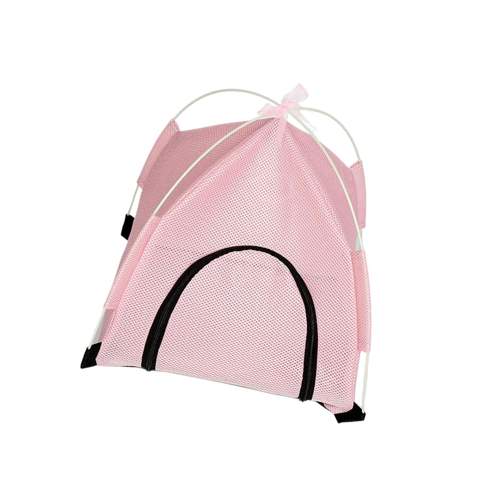 NEWFT Simple Teepee for Pet House Indoor House Tent Teepee for Small Animals Foldable Shelter Pet Furniture