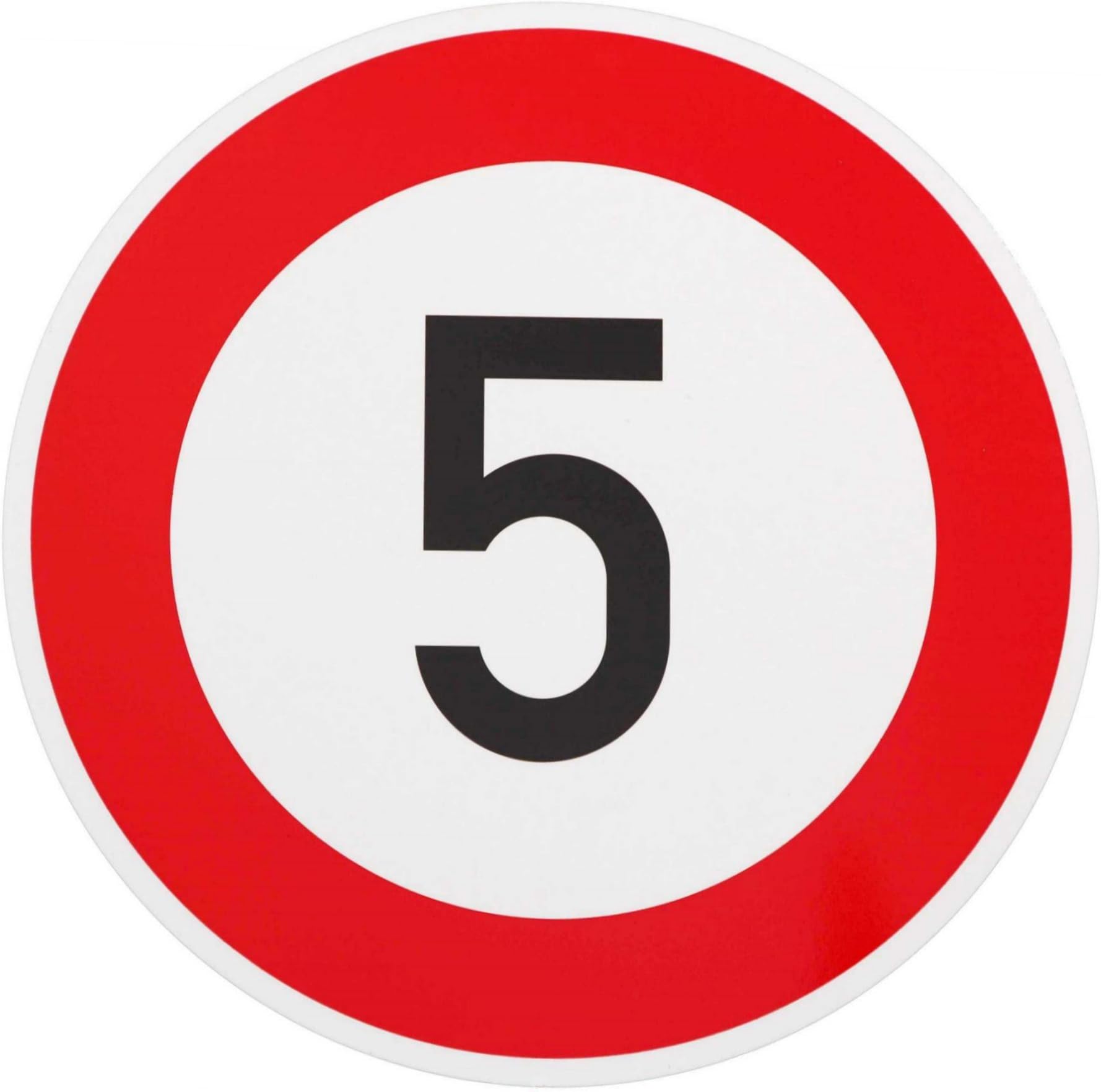 Original Verkehrszeichen 5 KM/H Nr. 274-05 Schild DN 600 mm StVO ...