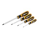 GEARWRENCH 4 Pc. Pozidriv Dual Material Screwdriver Set - 80061H