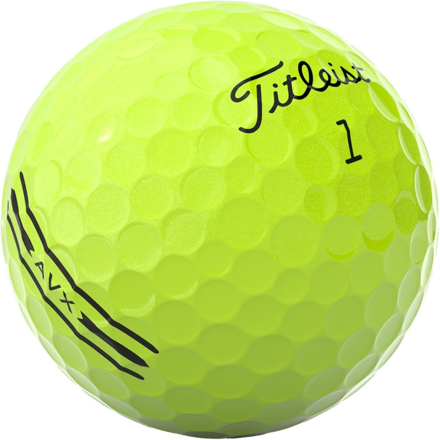LostGolfBalls - Titleist 2024 AVX Yellow Golf Balls in Pristine Condition, Perfect Quality, Recycled Used Golf Balls, Just Like New! Yellow