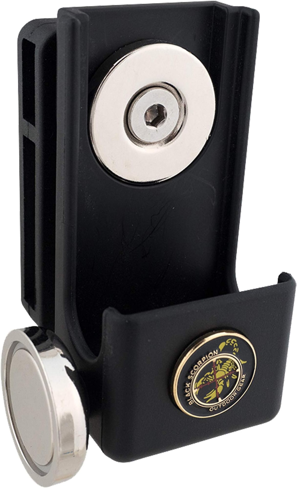 Black Scorpion Gear Competition Magazine Pouch Single/Double Stack, Double Magnetic, Ambidextrous IPSC Approved