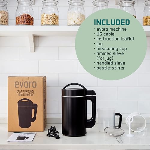 Miniatura 7 de Máquina para hacer leche de nueces • 40 onzas • Prepara leches de plantas deliciosas y saludables en minutos con pulsar un botón • Avena, almendra,