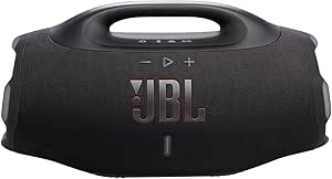 JBL, Caixa de Som, Boombox 4, Bluetooth, Som JBL Pro, AI Sound Boost, Graves Personalizáveis, Bateria de até 34h, IP68, Áudio Lossless – Preta