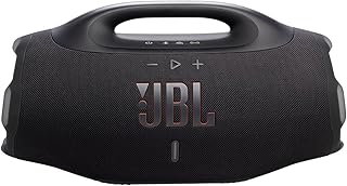 Jbl caixa de som boombox 4 bluetooth som jbl pro ai sound boost