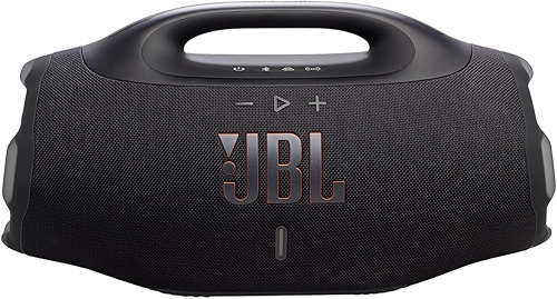 JBL, Caixa de Som, Boombox 4, Bluetooth, Som JBL Pro, AI Sound Boost, Graves Personalizáveis, Bateria de até 34h, IP68, Áudio Lossless – Preta