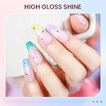 SUPWEE Quick Dry Pastel Nail Polish Set, Spring Summer Macaron Nail Polish Non Gel Air Fast Drying Fingernail Lacquer Natural Neutral Manicure DIY Salon Gift(Pink Yellow Purple Blue Green Colors)