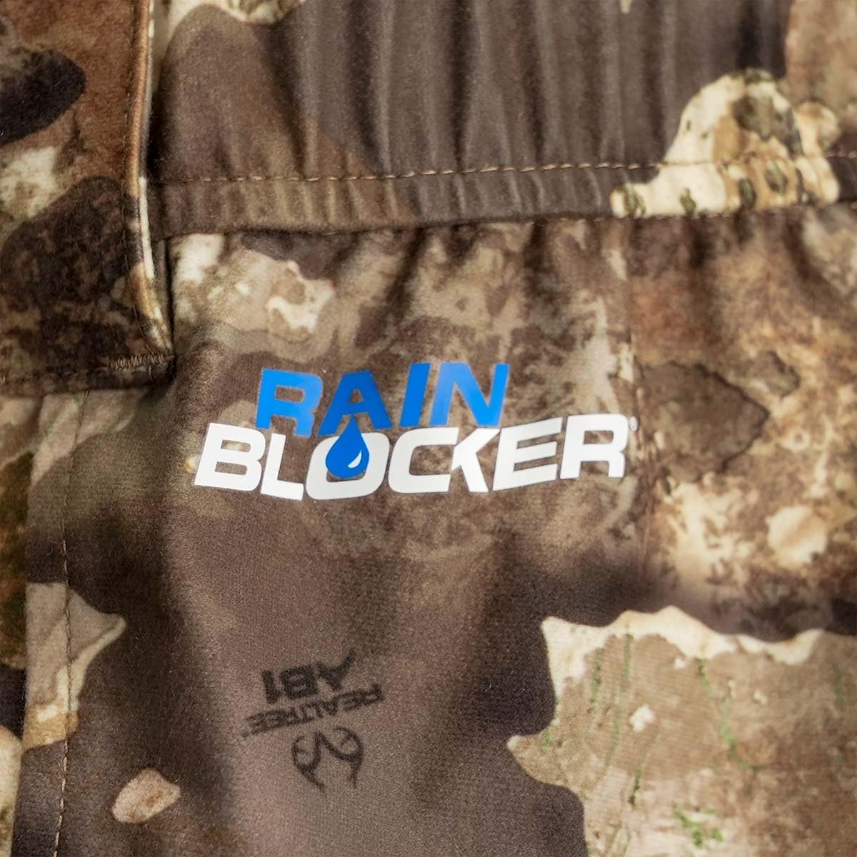 SCENTBLOCKER Men's Lightweight Waterproof Breathable Camo Rain Pants