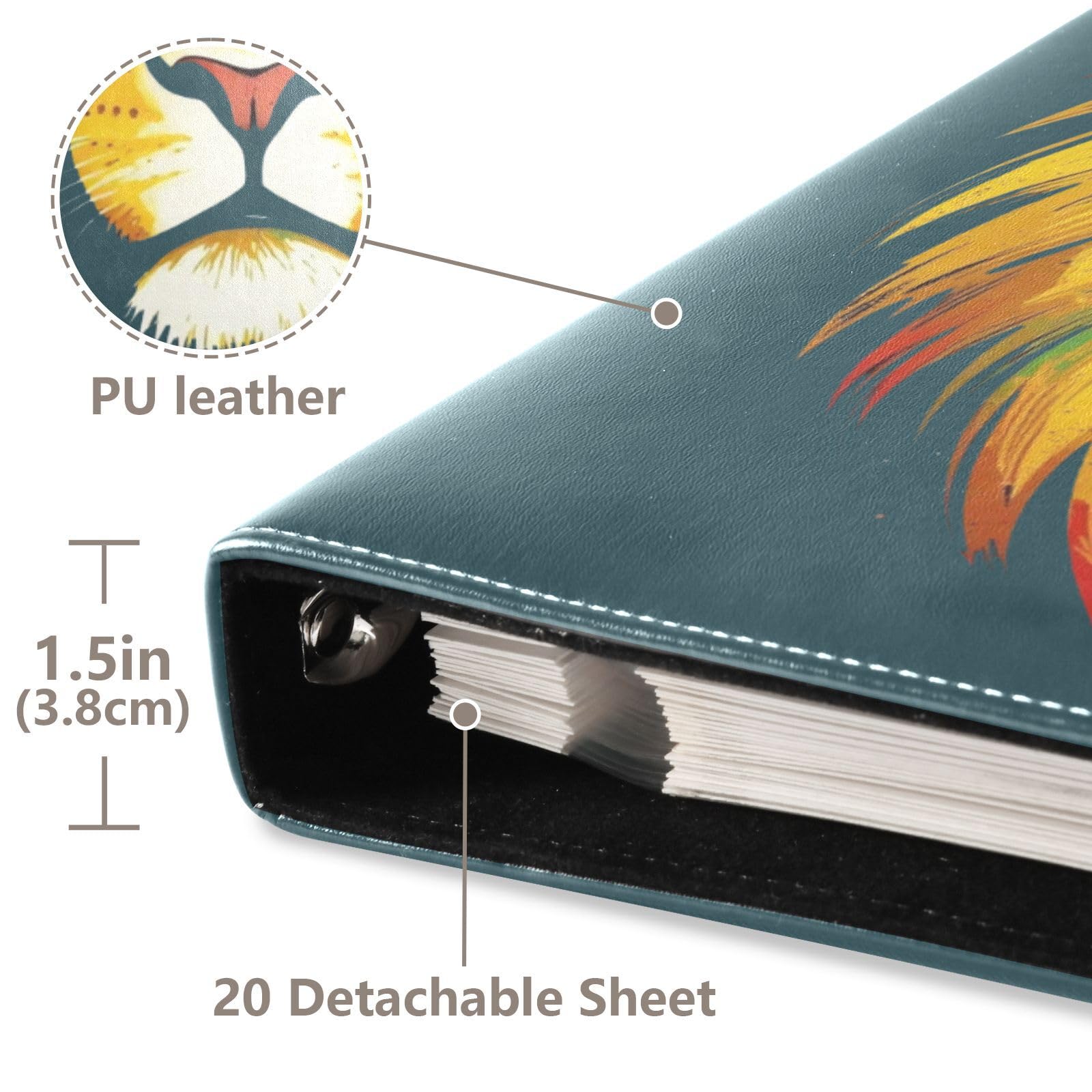 Photos et travaux de papier pour scrapbooking en cuir