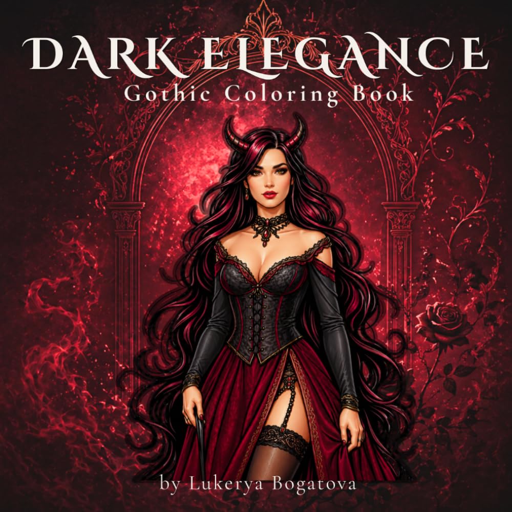 Dark Elegance: Gothic Coloring Book