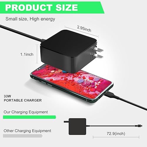 Miniatura 3 de Cargador de 33 W compatible con Asus Chromebook Flip C100PA C100P C100 C201 C201P C201PA Eeebook X205 X205T X205TA Vivobook E200H E200HA AD890526